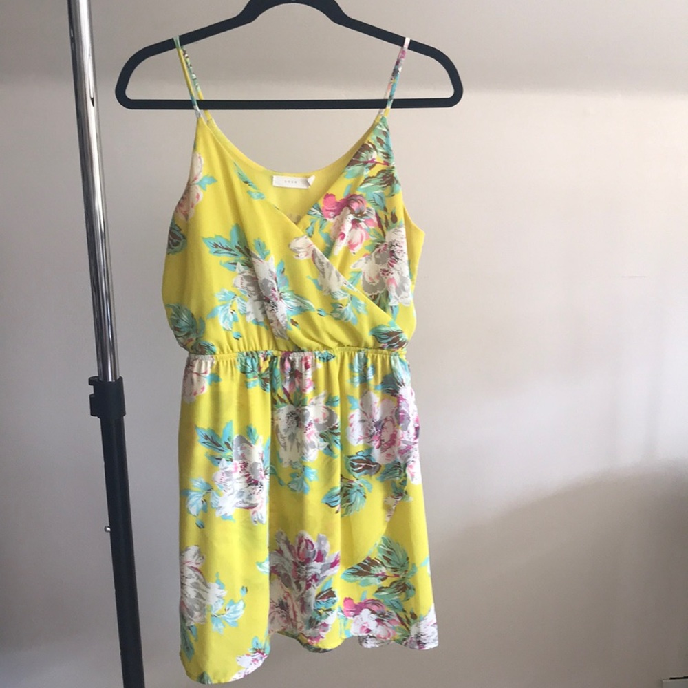 Dry Goods, Yellow, Floral Mini Dress